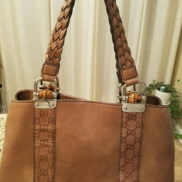 gucci bamboo bar tote